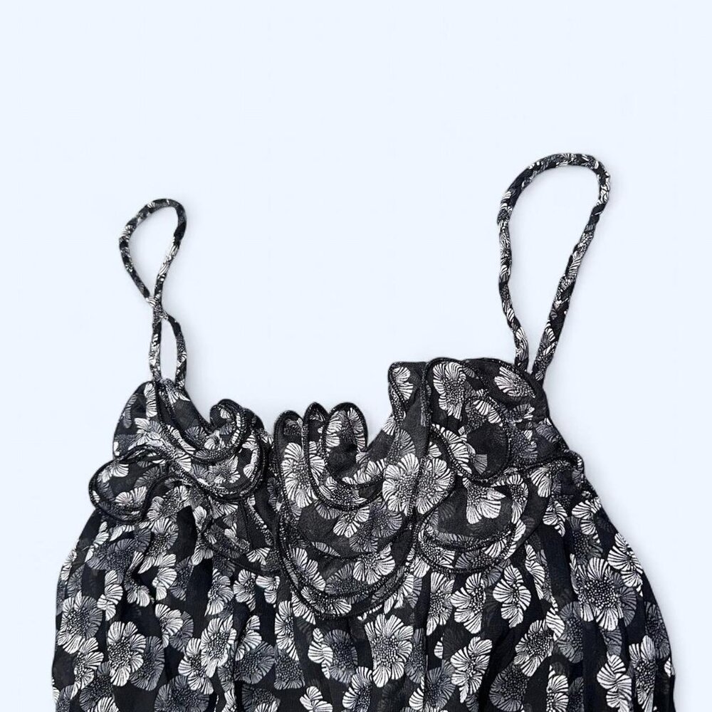 Snap Floral Ruffle Mini Dress - Picture 2 of 4